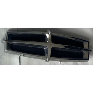 OEM Lincoln Rear Trunk Emblem Chrome Dark Blue Badge Used